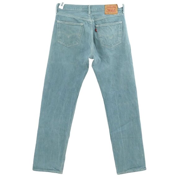Vtg  Levis 501XX Denim Jeans Mens 36 Green Button Fly Mens 34 x 34 (34 x 31) - Picture 2 of 13